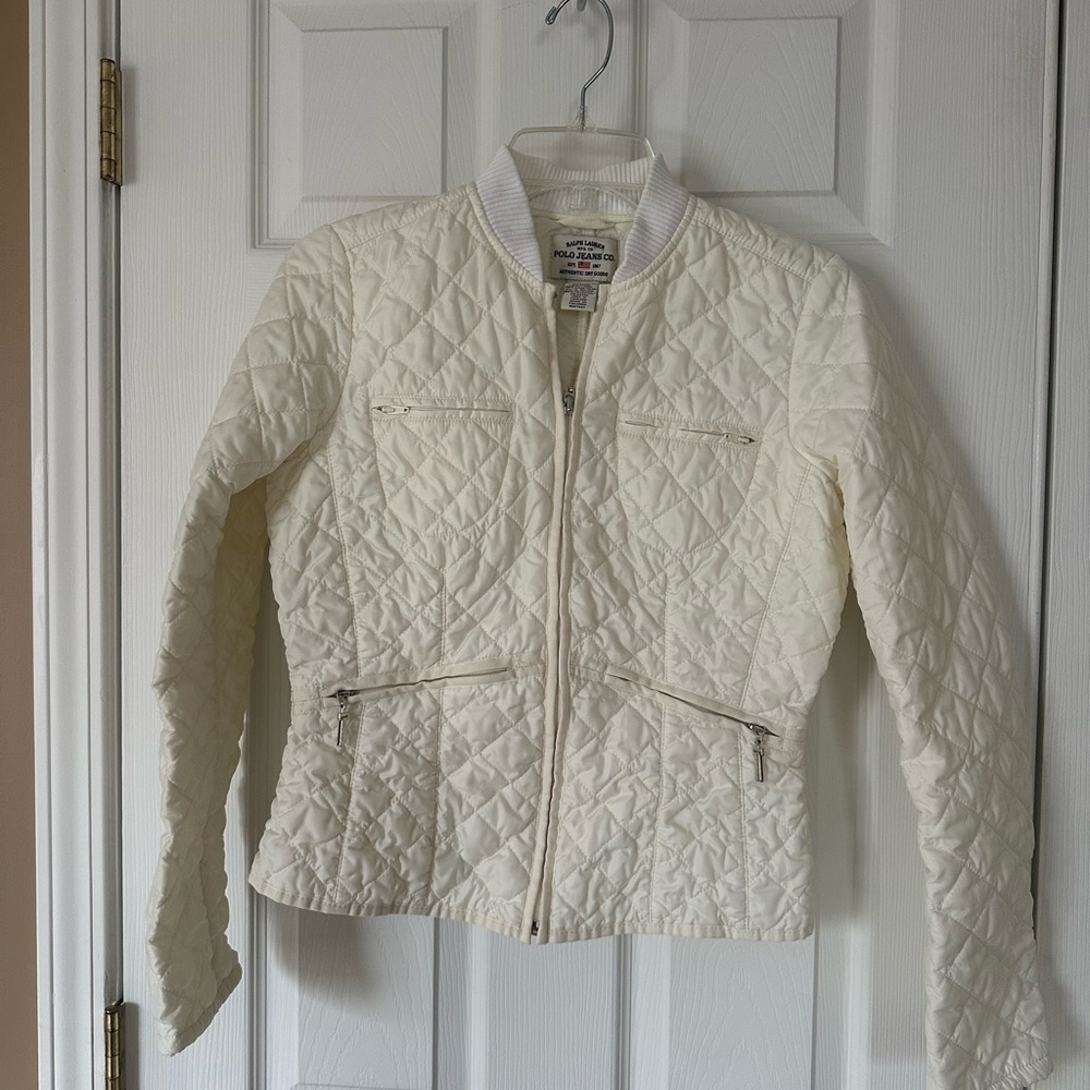 Ralph Lauren Women's Cream Light Jacket
